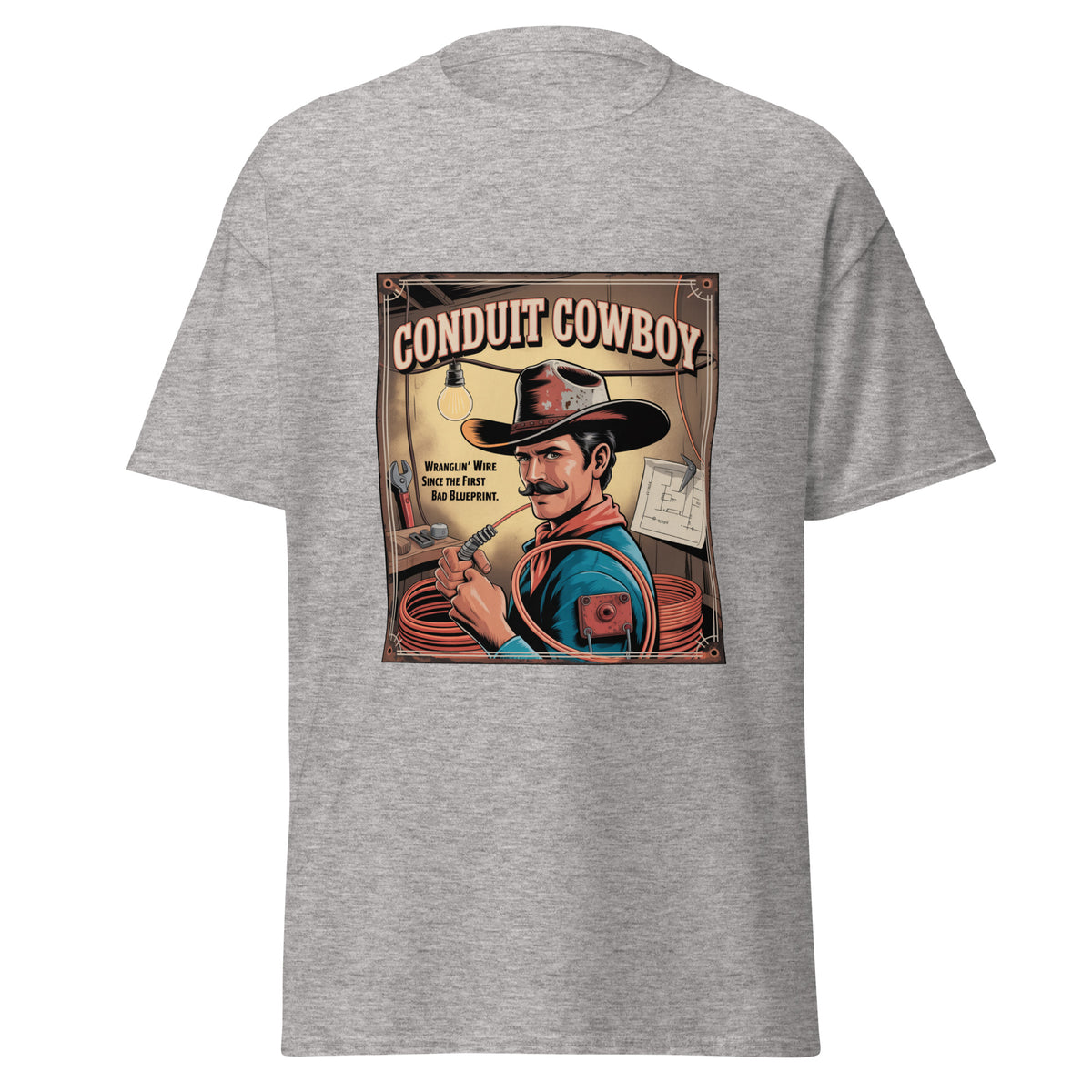 blue collar shirt